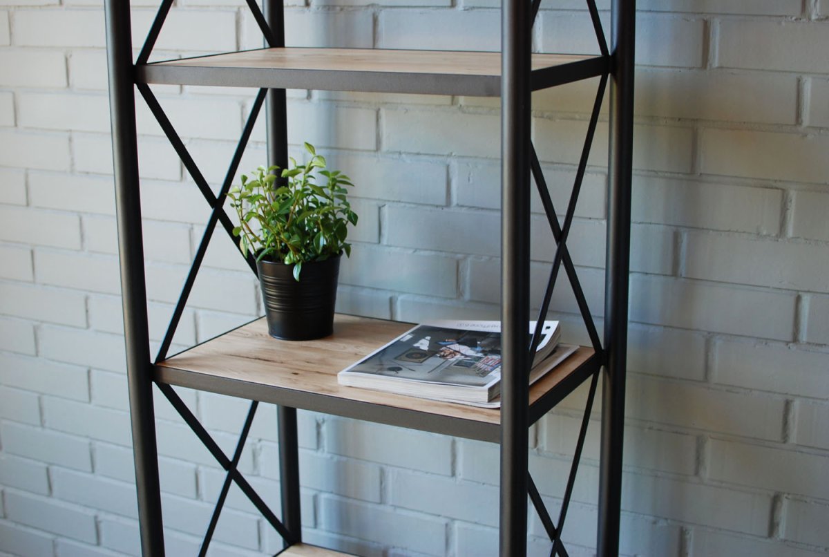 Стеллаж ВИТШЁ икеа в интерьере