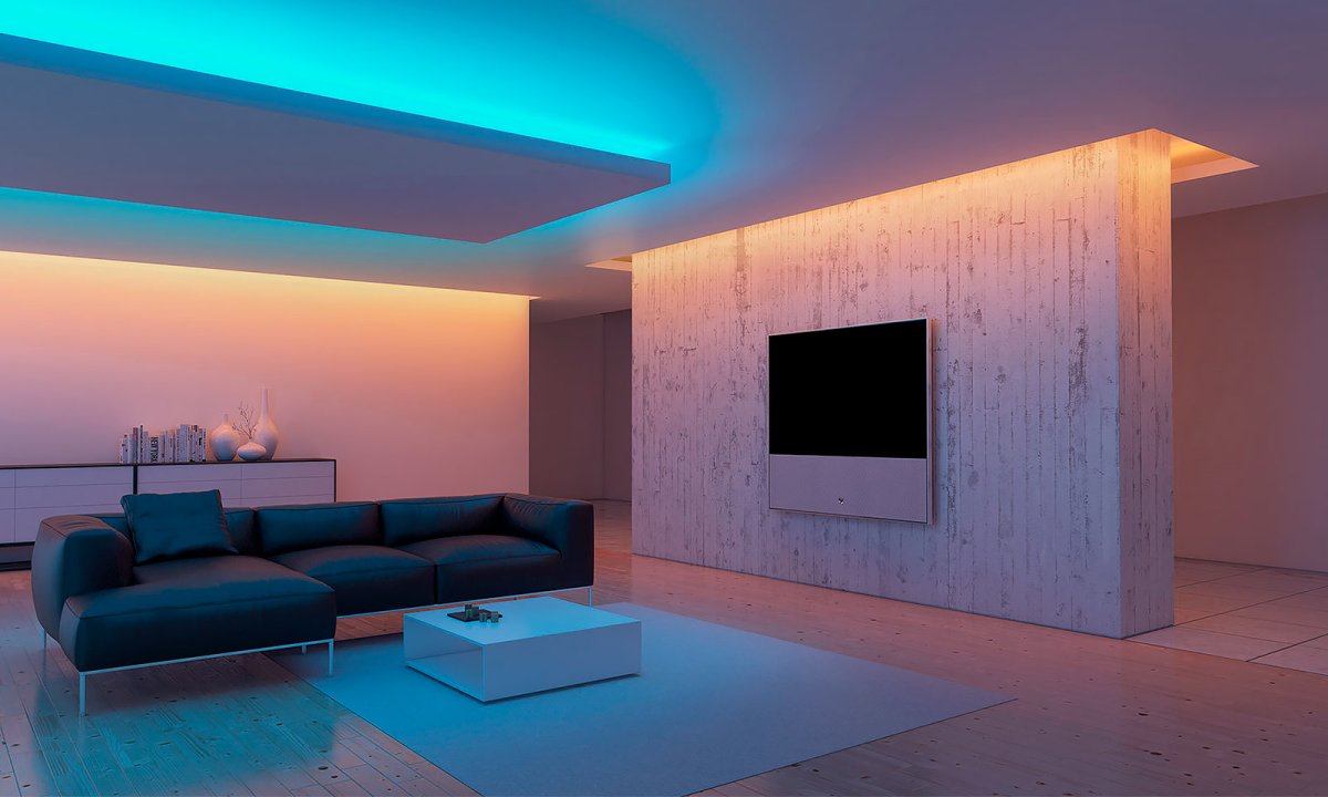 Комната с подсветкой