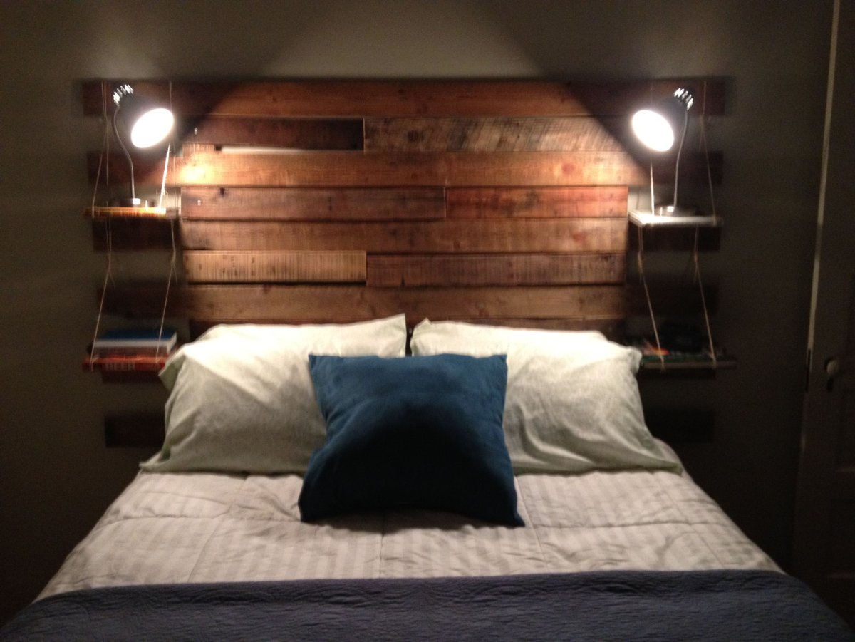 Изголовье кровати лофт