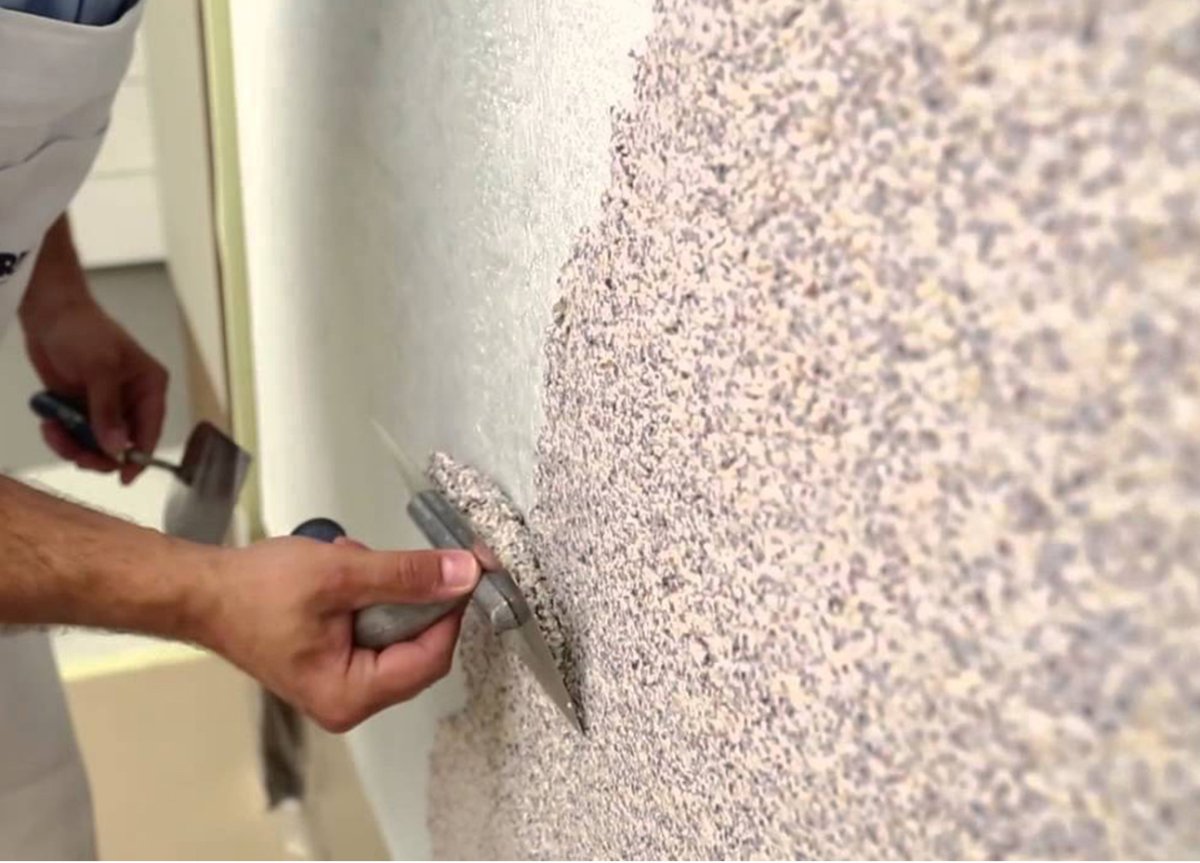 Терразитовая штукатурка нанесение