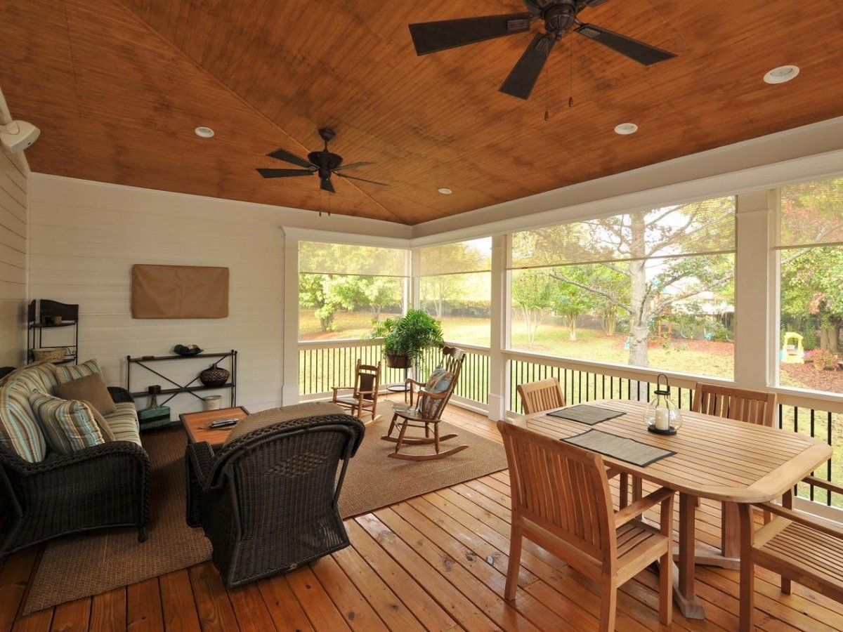 Отделка террасы