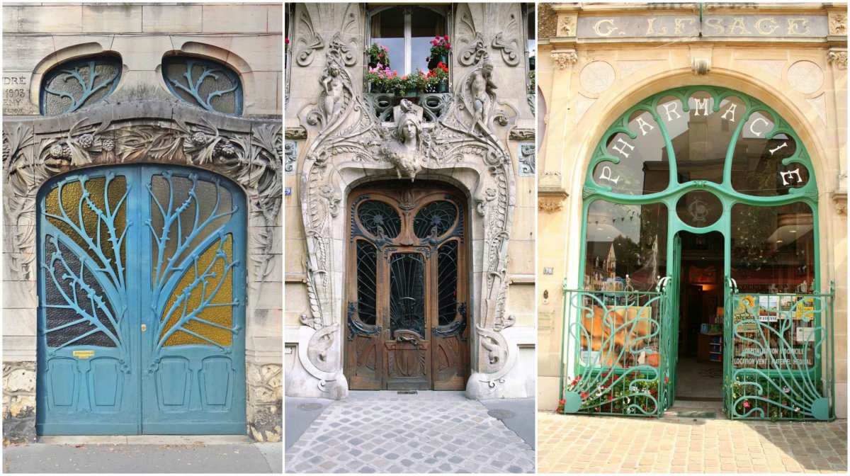 Оконная рама ар нуво