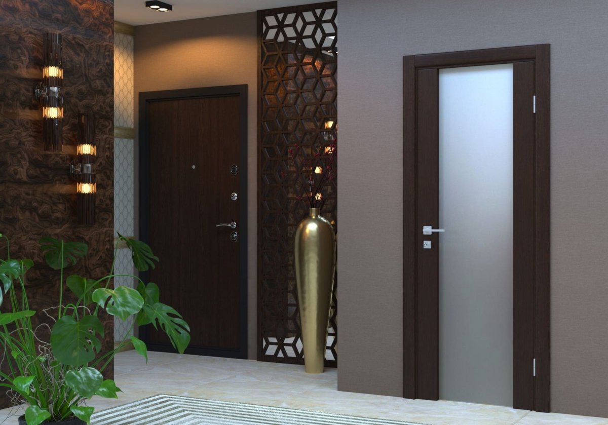 Входные и межкомнатные двери в одном стиле