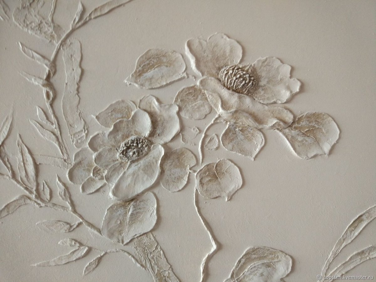 Барельеф из шпаклевки