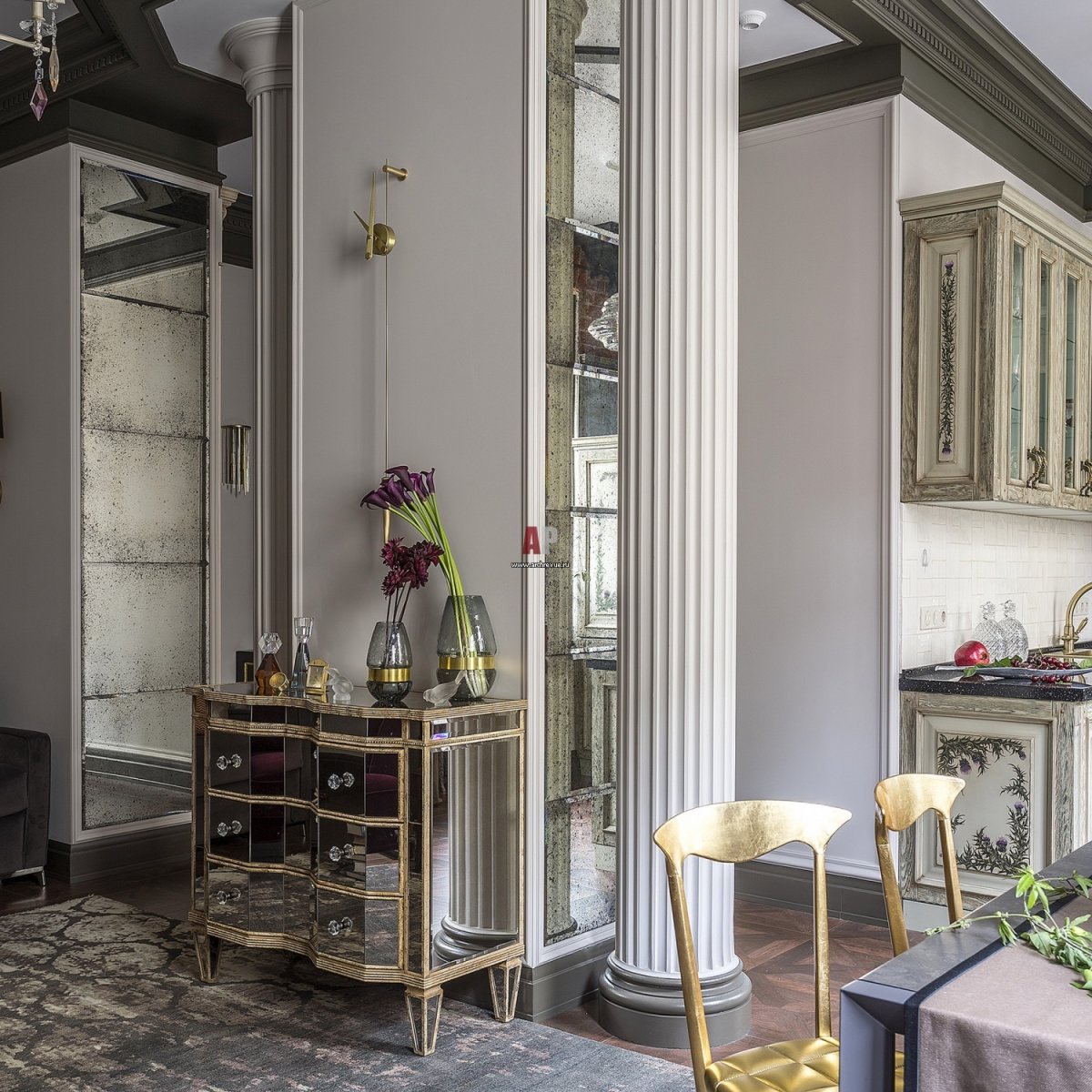 Неоклассика с элементами лофта