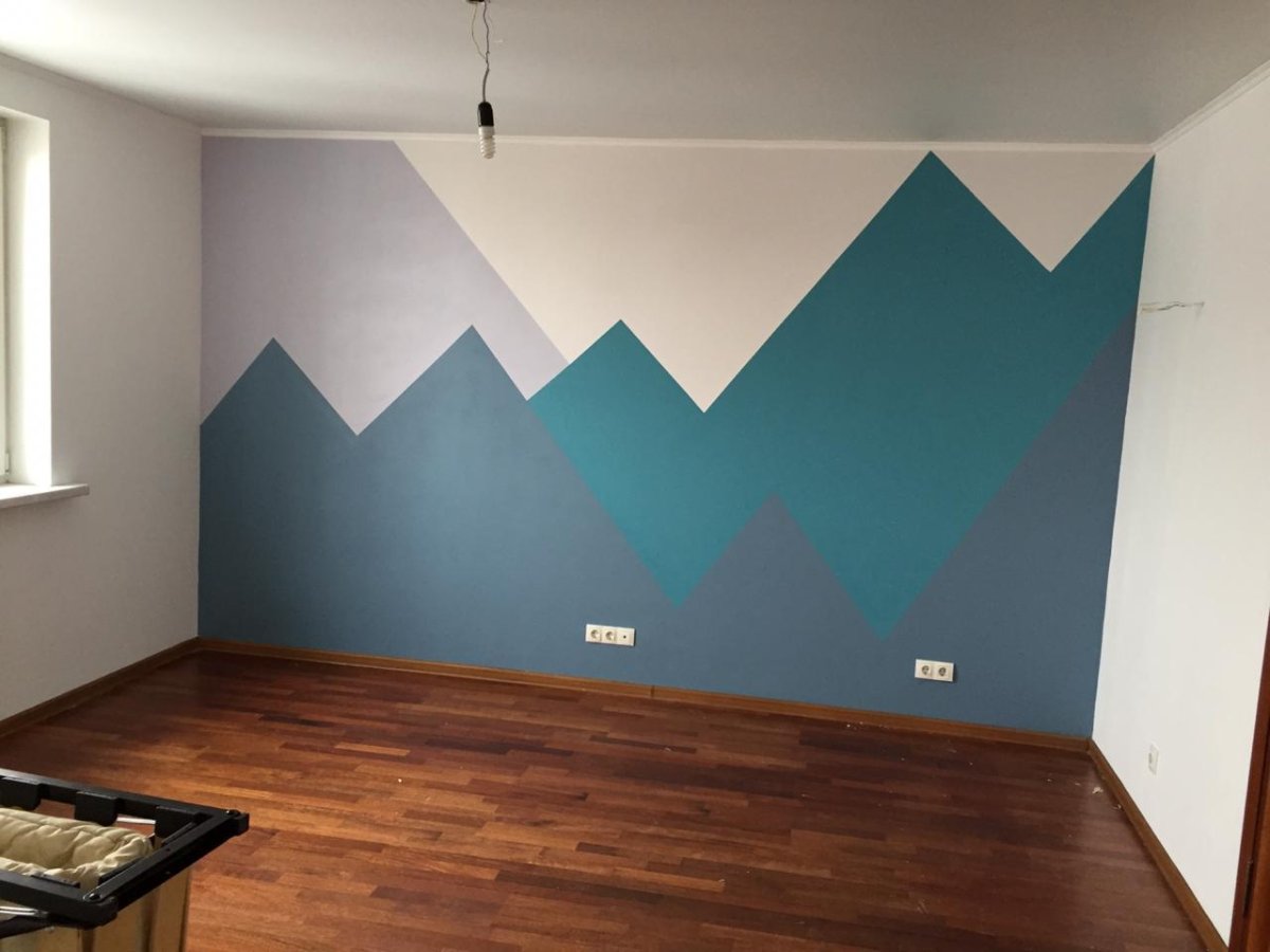 Комната в зеленых тонах