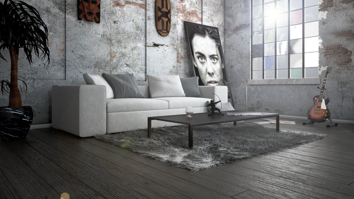 Заставка на рабочий стол в стиле лофт