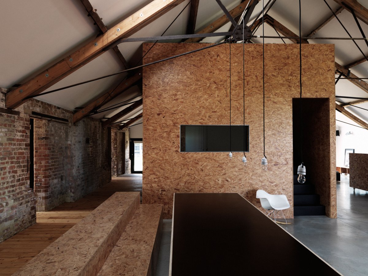 ОСП панели в интерьере