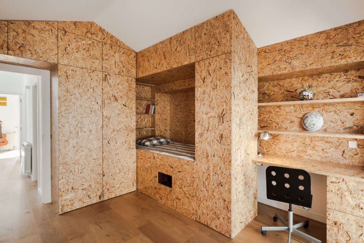 ОСП плита в интерьере