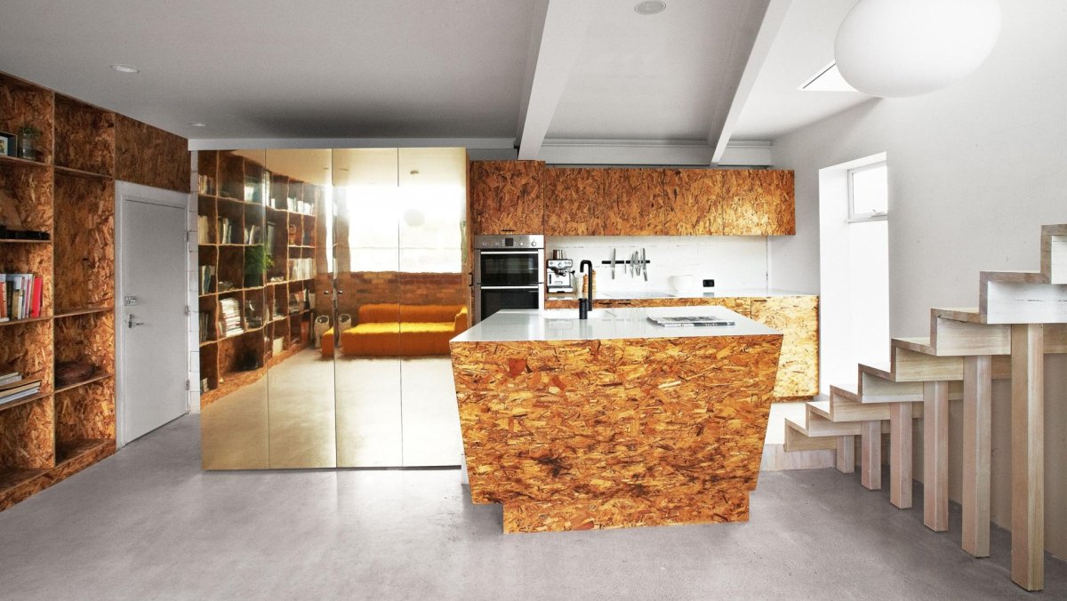 Стены из ОСП финишная отделка