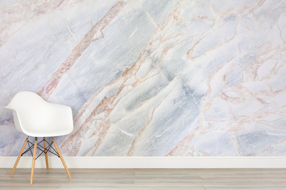 Розовый мрамор обои