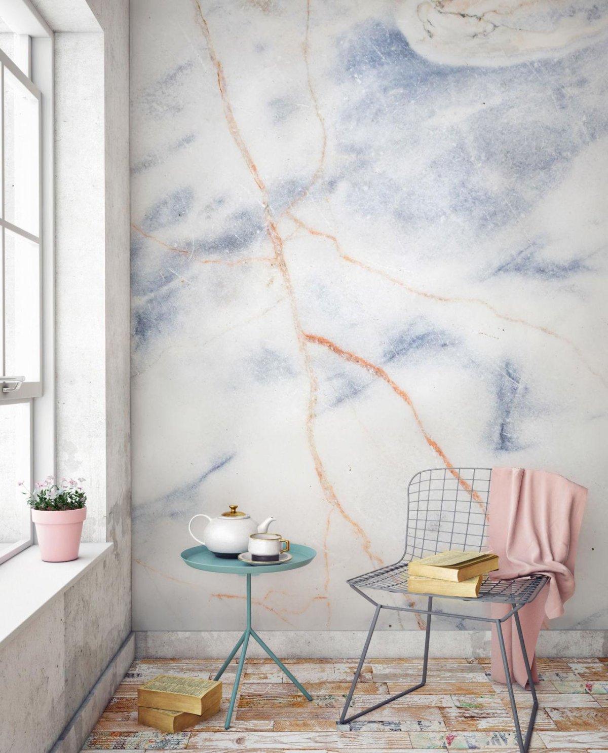 Гибкий камень в интерьере