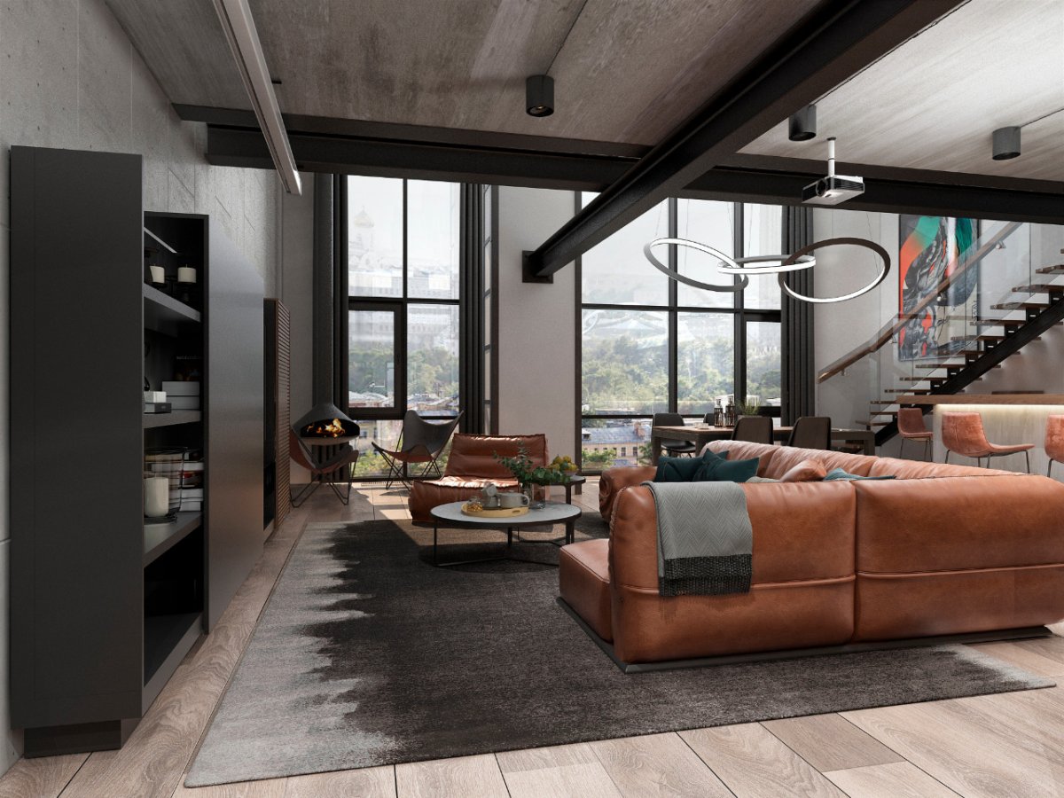 Двухэтажная квартира