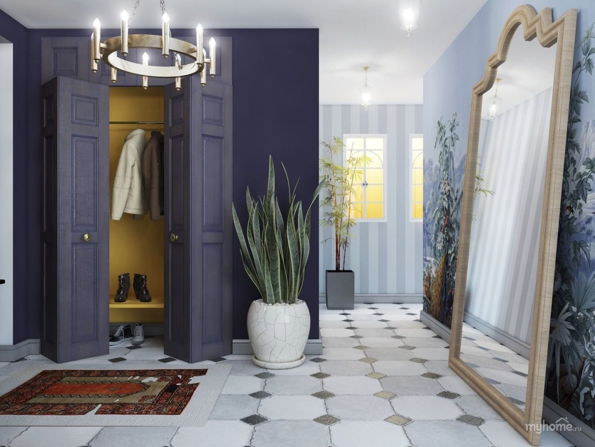 Плитка в Холл в частном доме