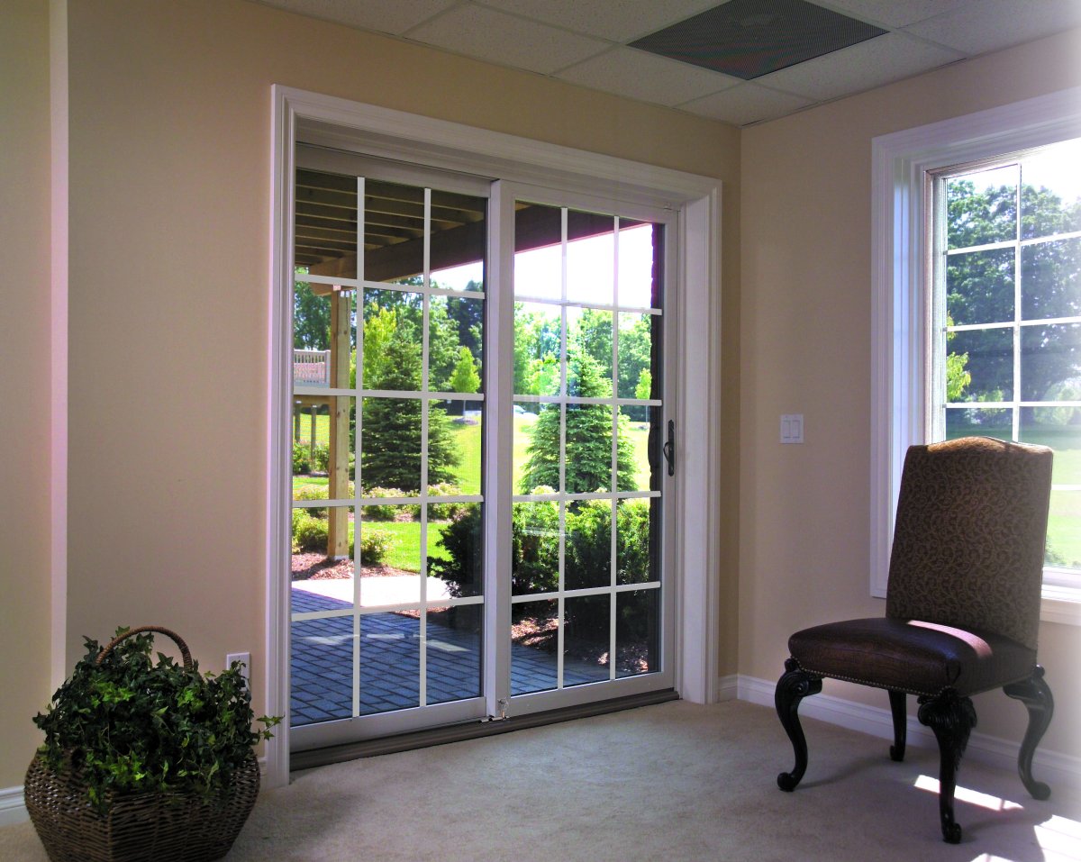 Входная дверь в американском стиле