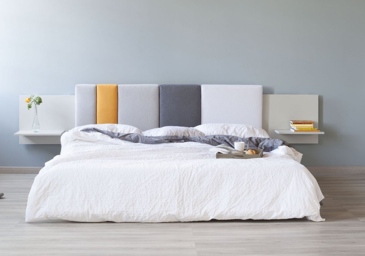 Необычные изголовья кровати мягкие