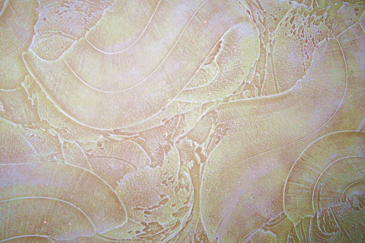 Декоративная штукатурка кружочками