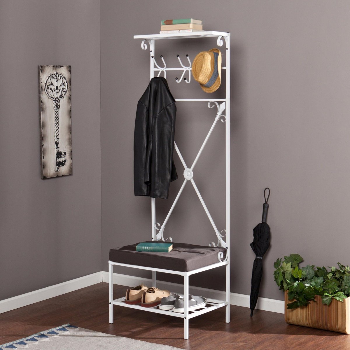 Вешалка напольная - рейл lettbrin, 160 см х 55 см х 42 см