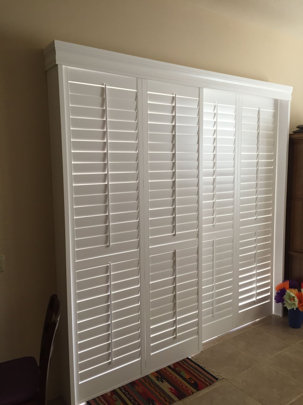 Шаттерсы раздвижные