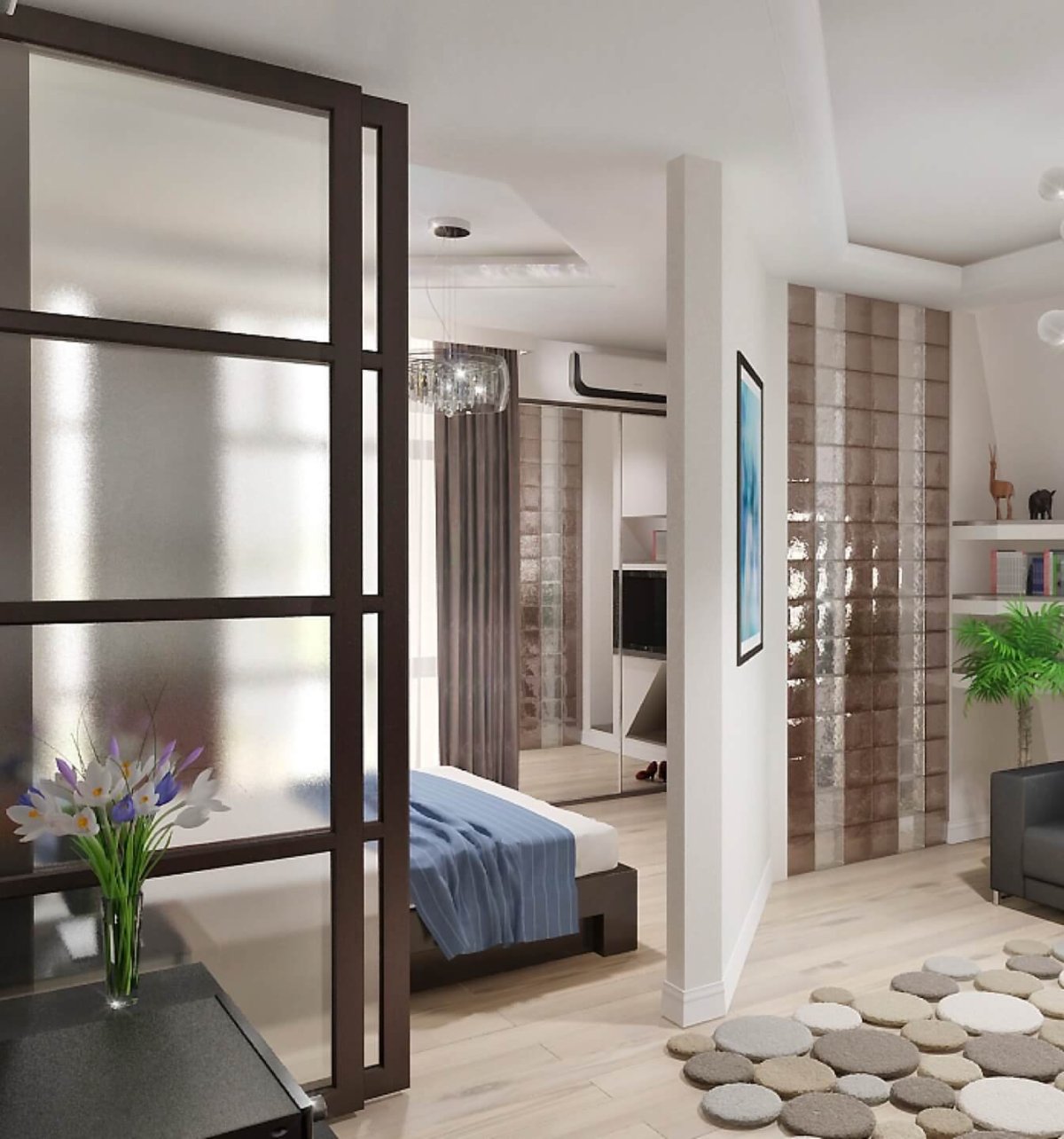 Межкомнатные перегородки в скандинавском стиле