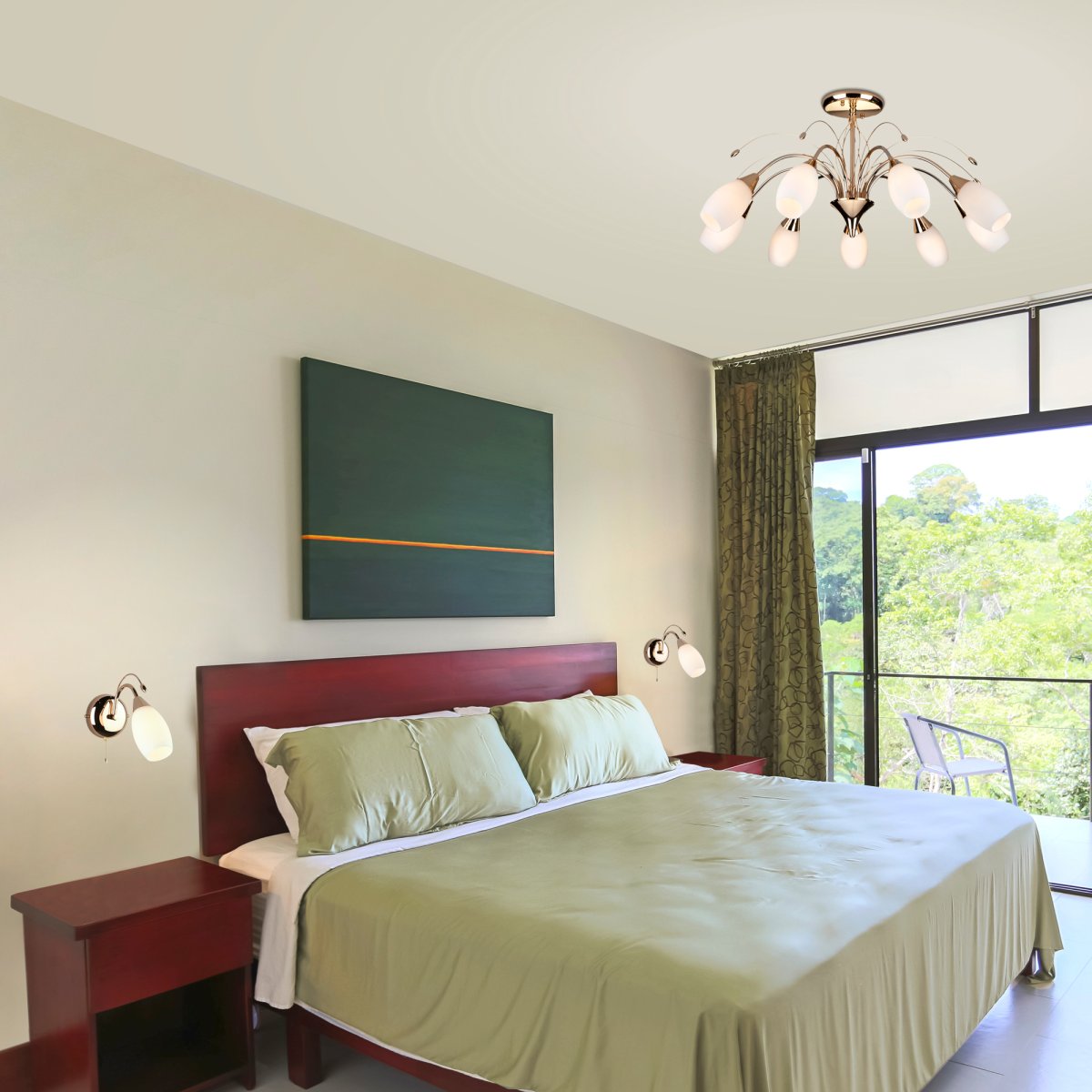 Бра прикроватный бохостиль