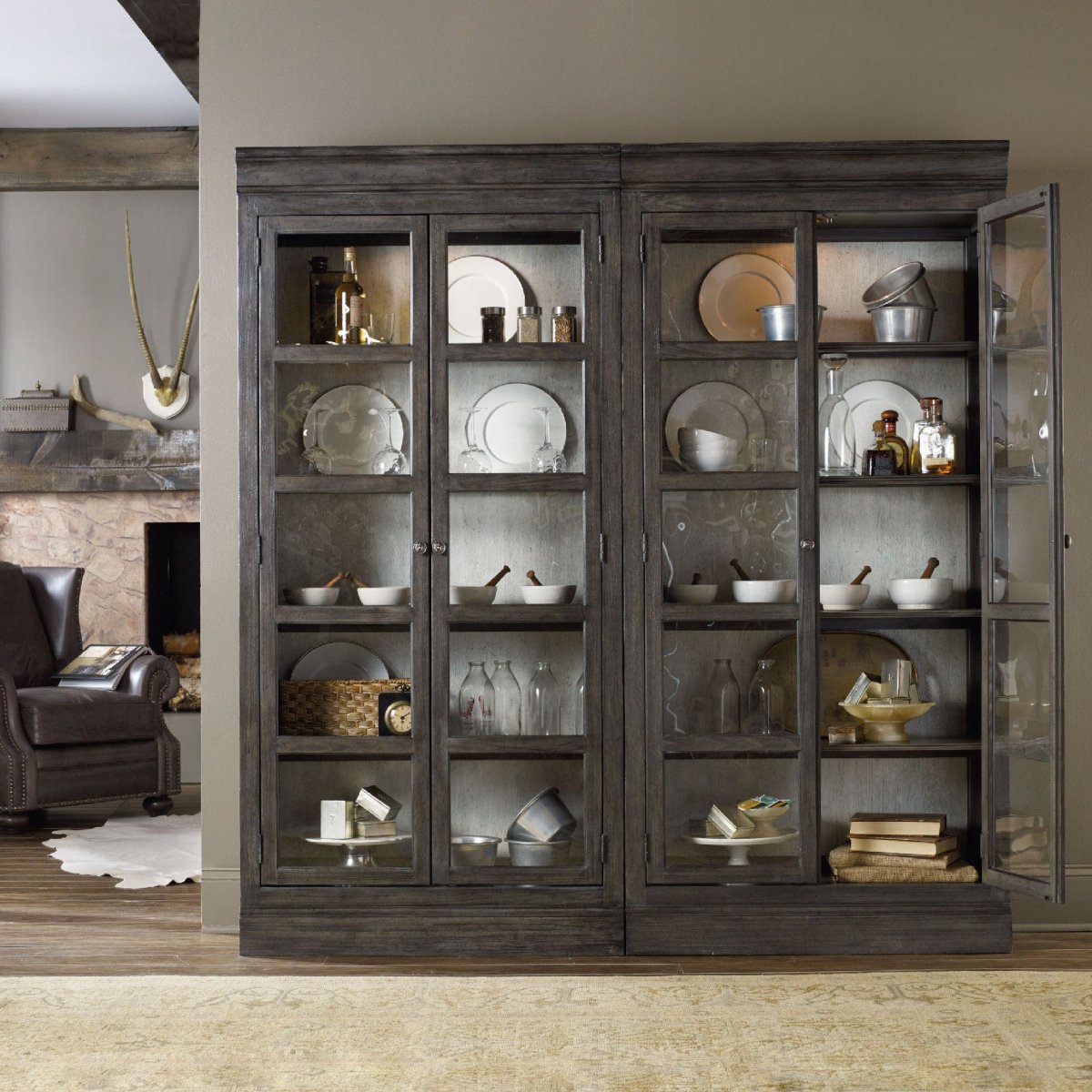 Шкаф для посуды лофт