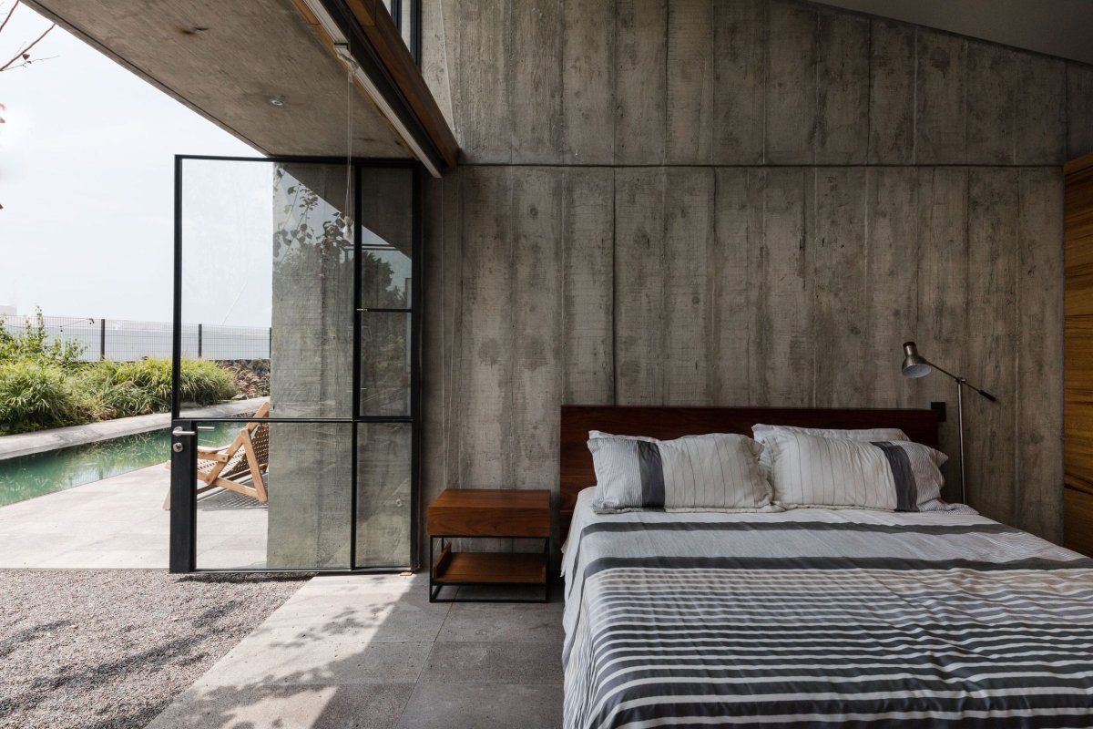 Красивая бетонная стена