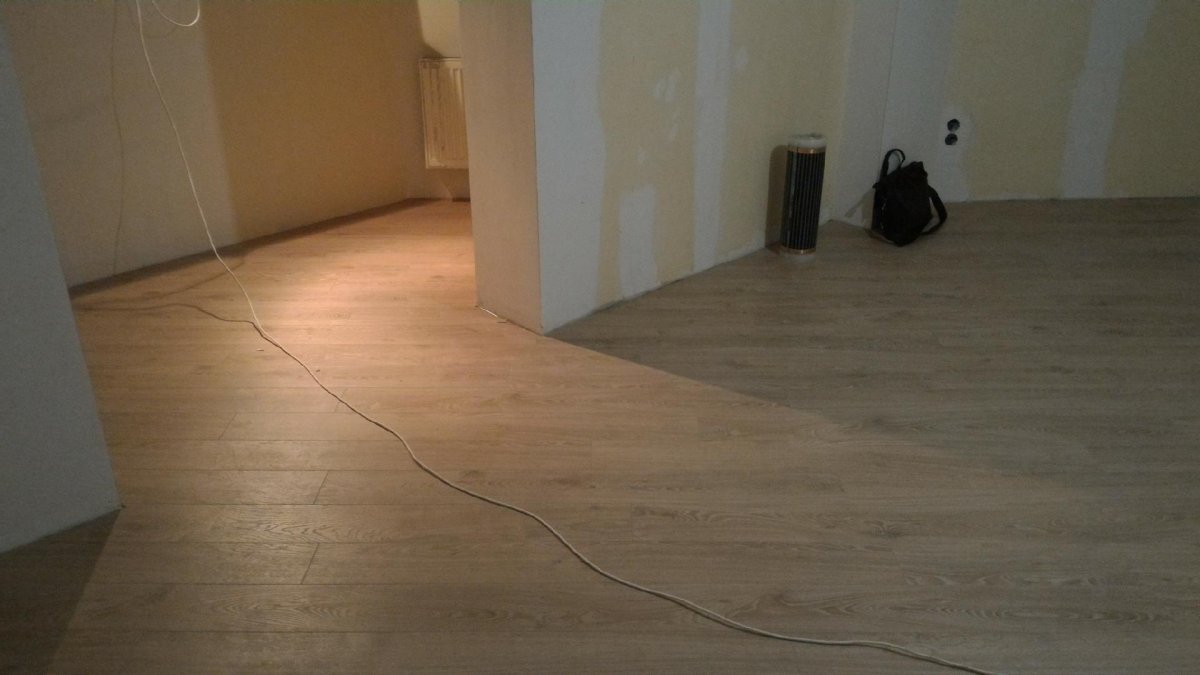 Ламинат по диагонали во всей квартире