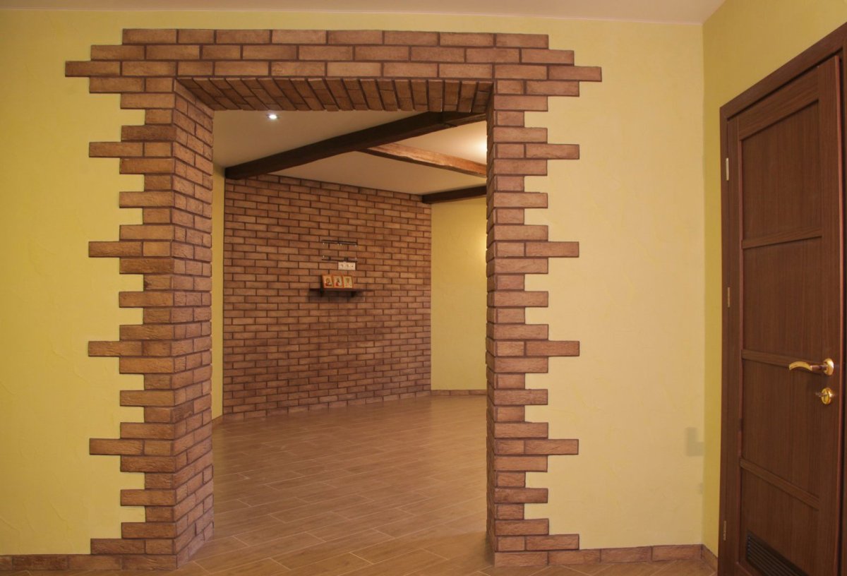 Оригинальная отделка арки