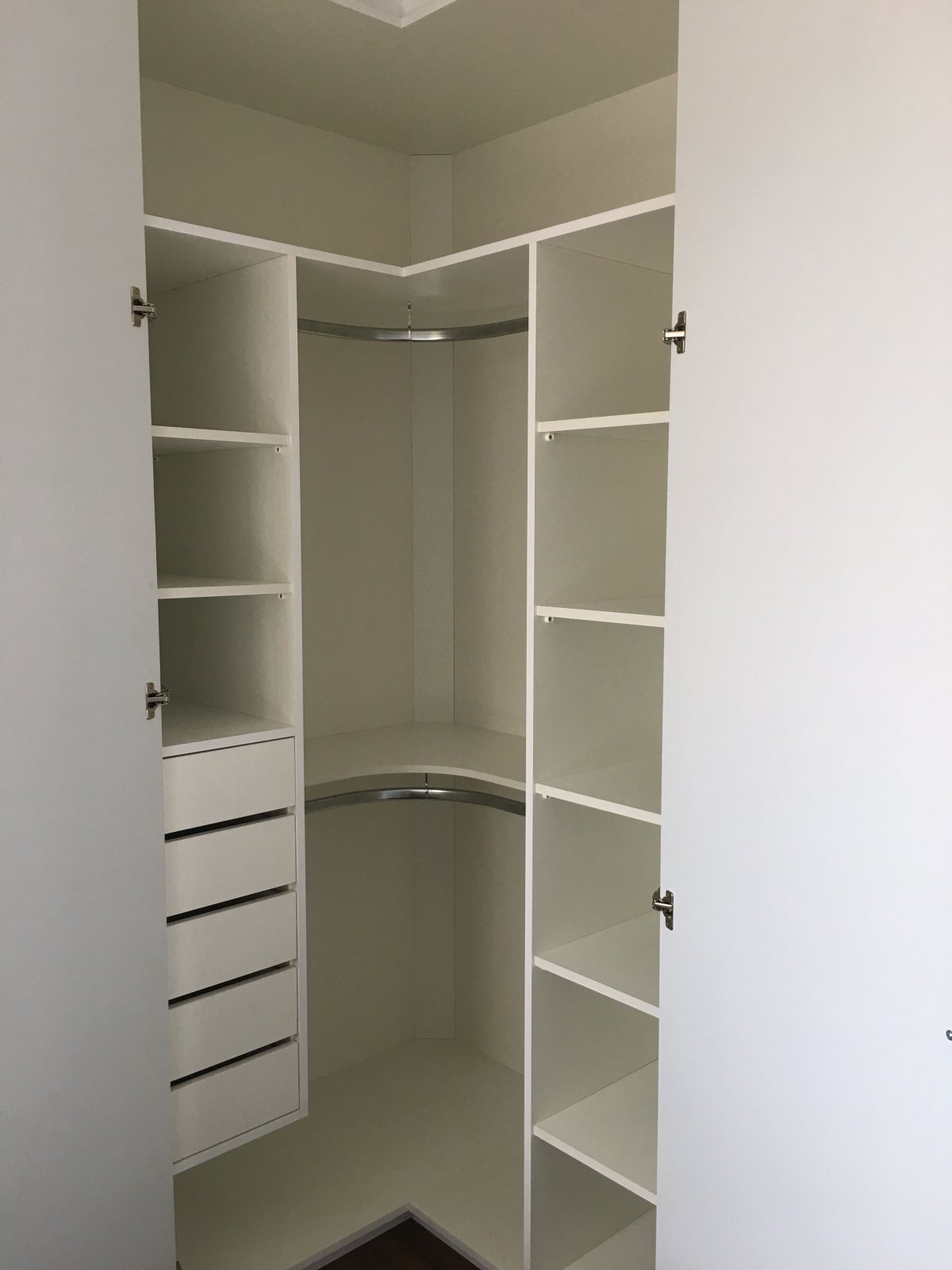 Гардеробная в санузле