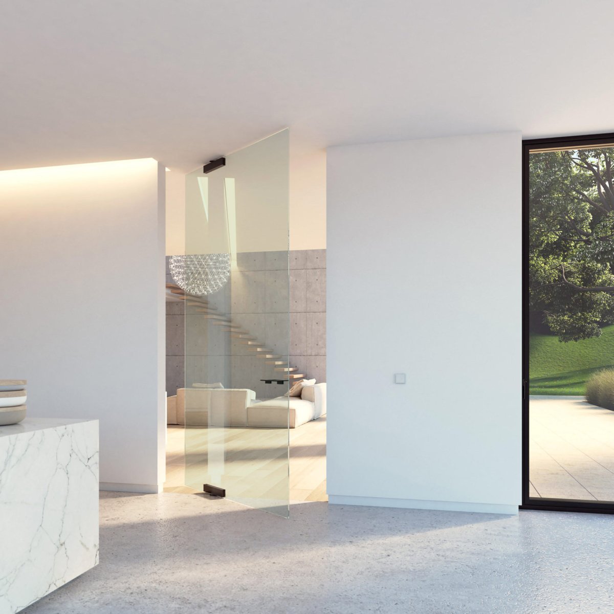 Раздвижные зеркальные двери