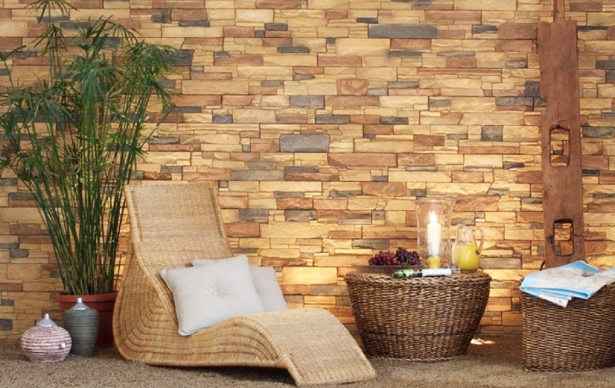 Отделочный камень в интерьере