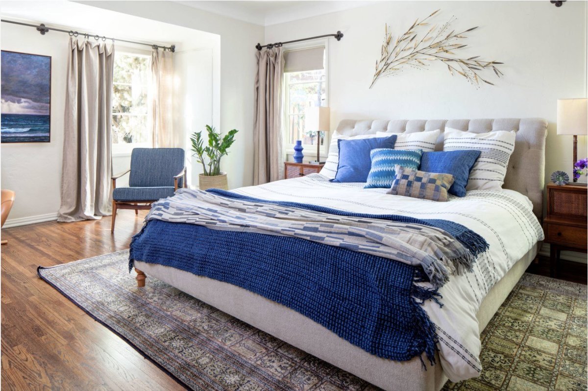 Маленькая спальня в стиле Средиземноморья