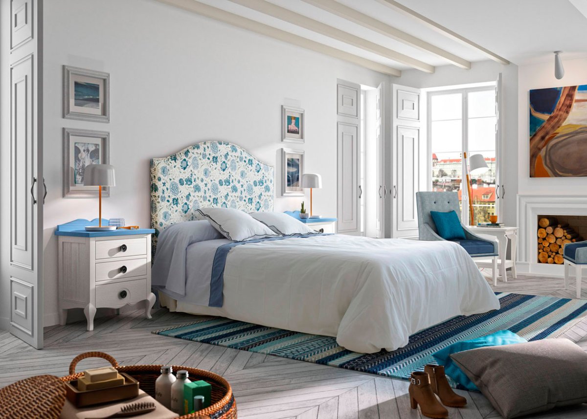 Спальня в средиземноморском стиле