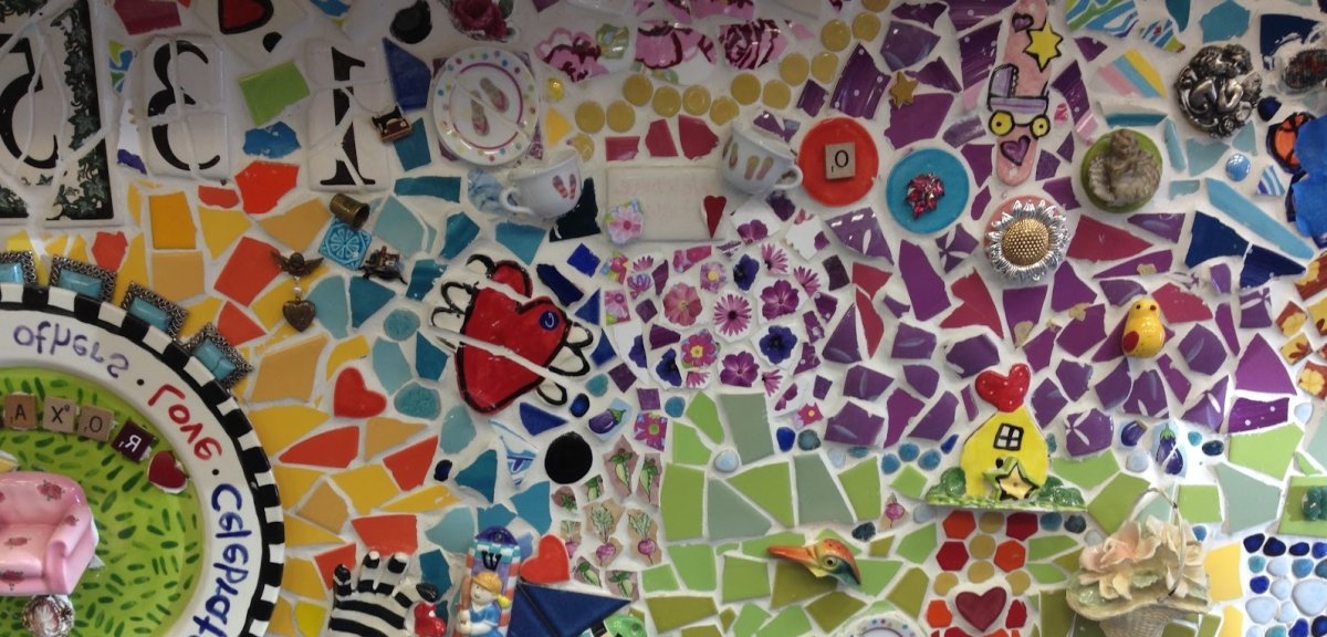 Мозаика битая плитка