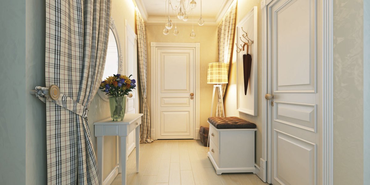 Двухкомнатная сталинка с длинным коридором