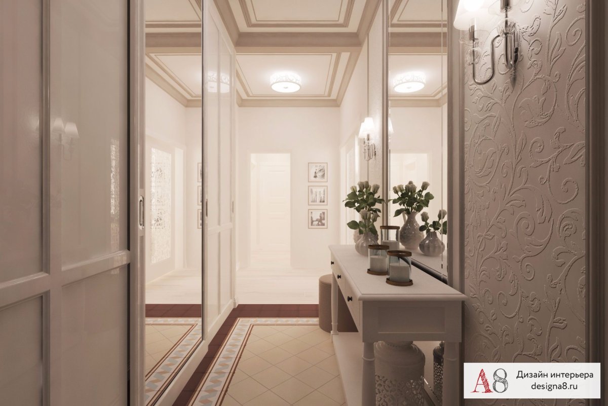 Прихожая в английском стиле