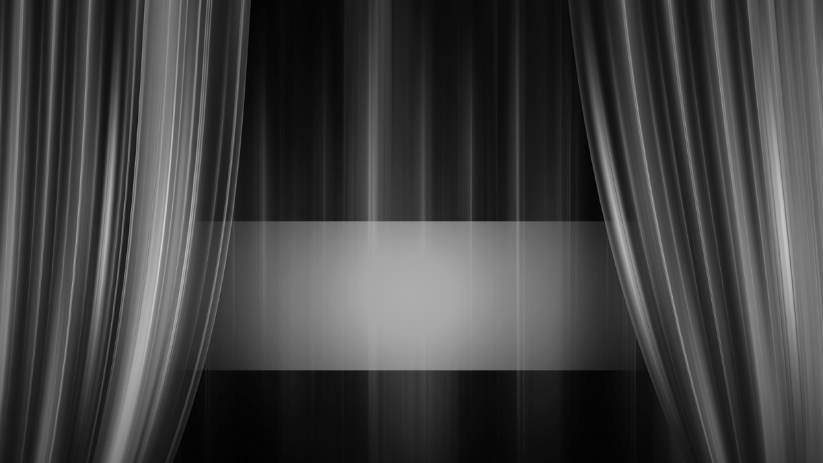 Черные шторы фон