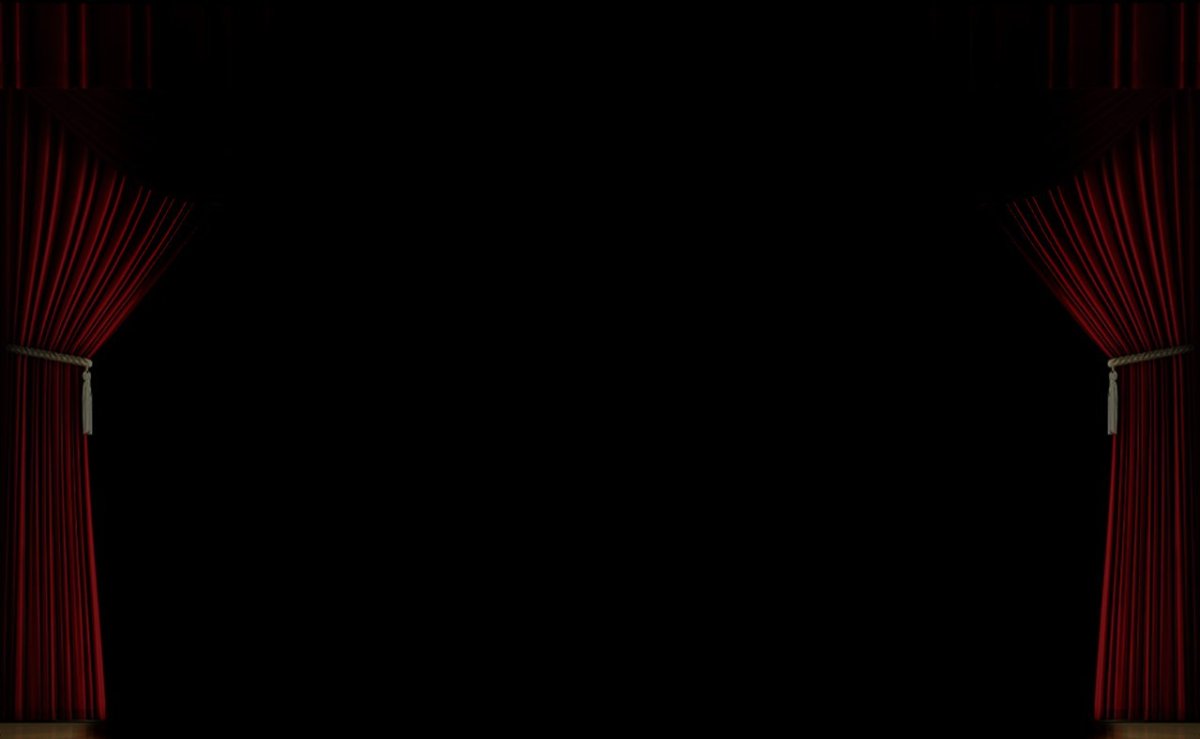 Черный занавес в театре