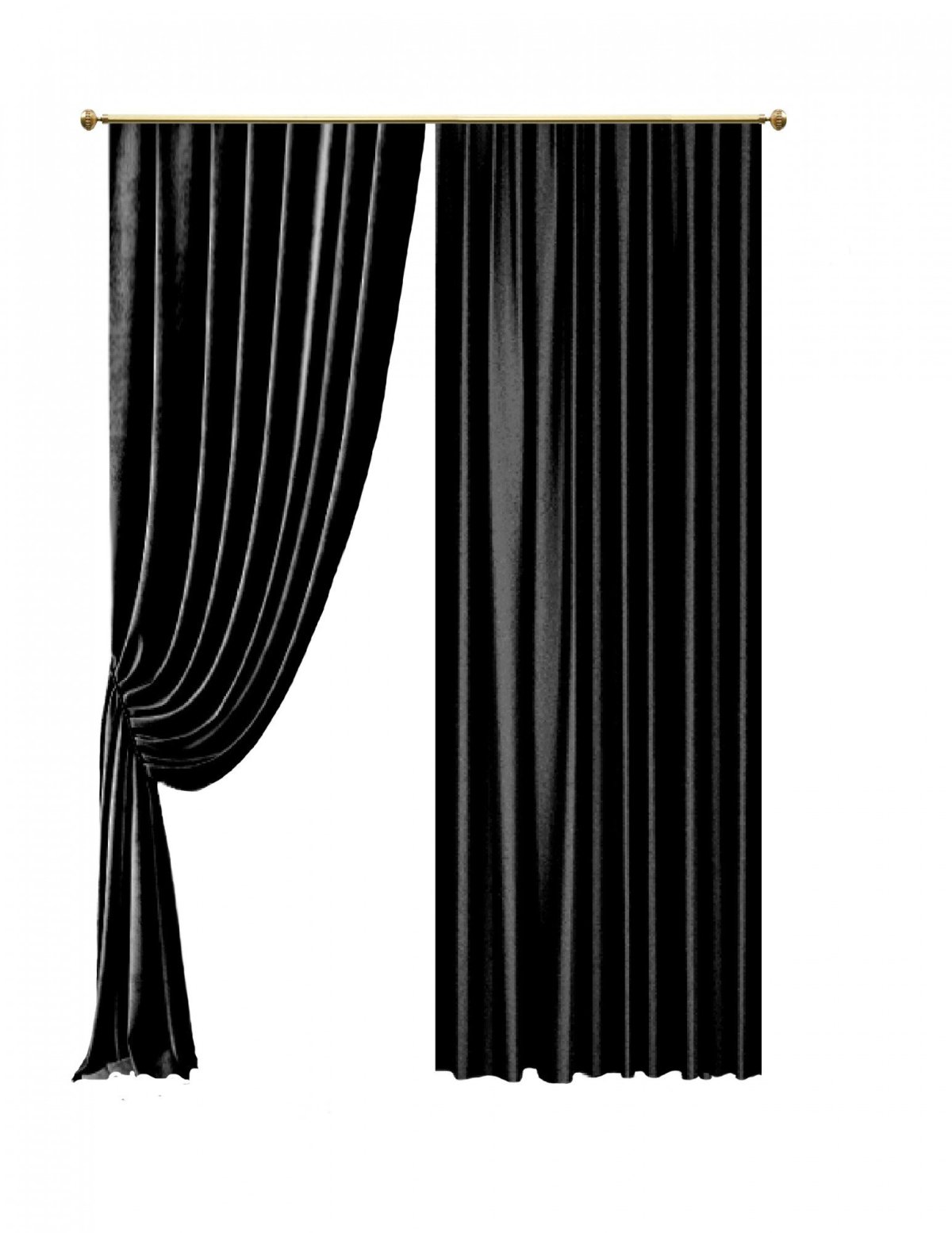 Шторы бархат 200*270 см, 2 шт