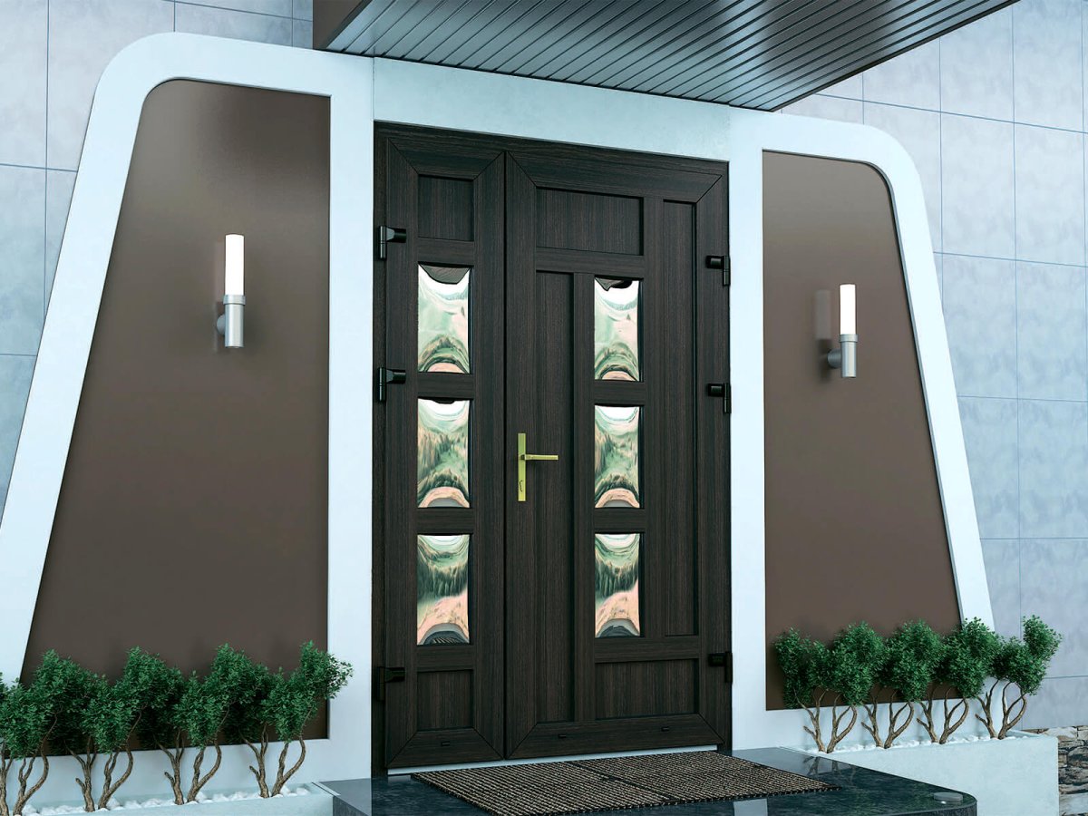 Двери ПВХ входные