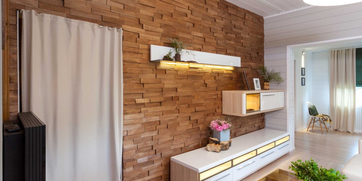 Обшивка стен деревянными панелями