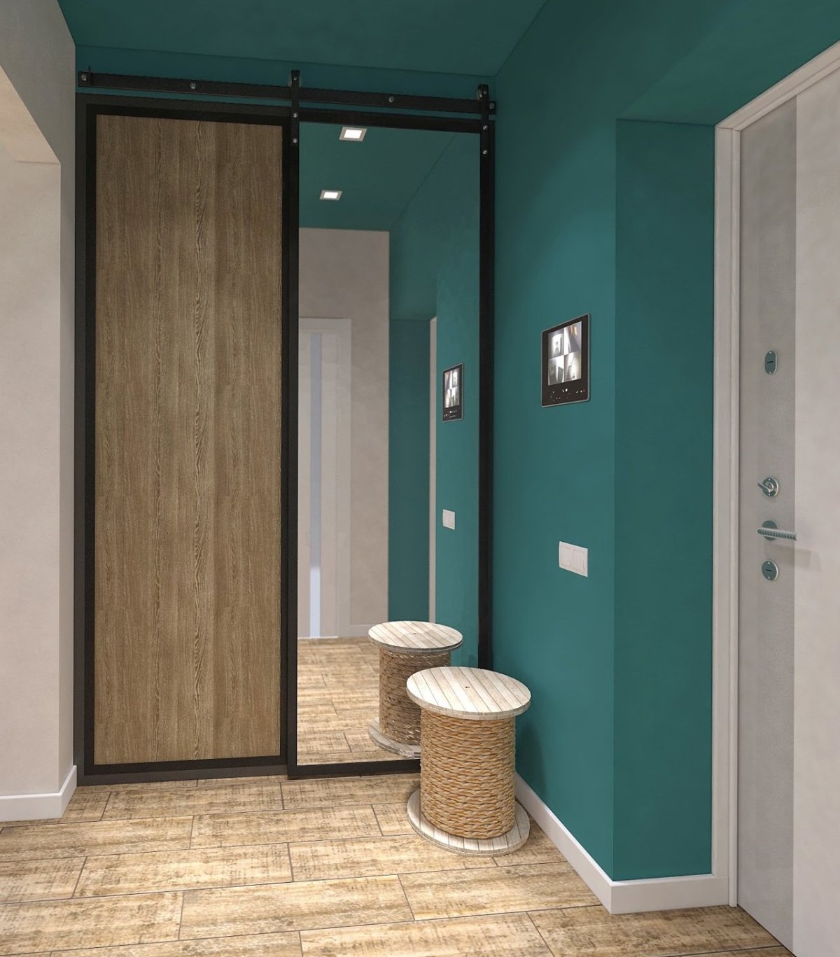 Темные прихожие в интерьере