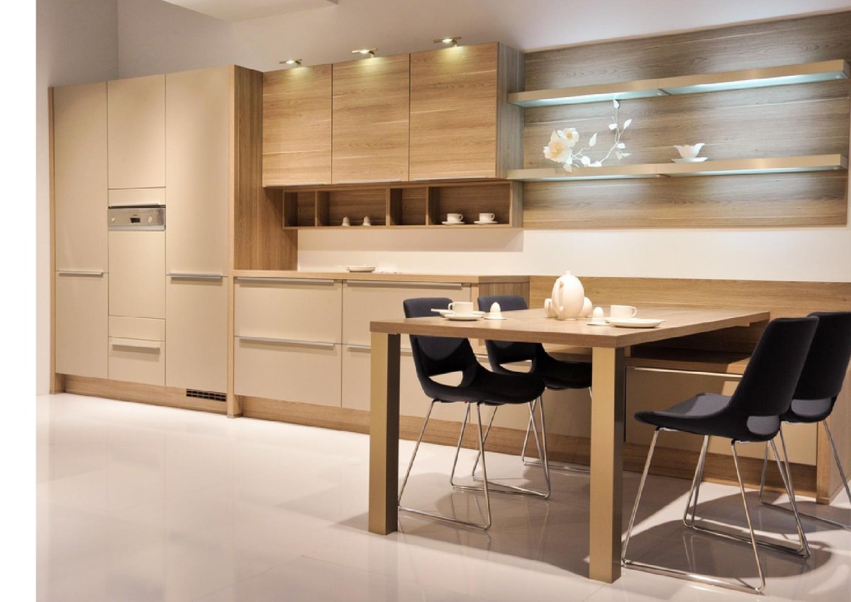 Кухонный гарнитур шпон