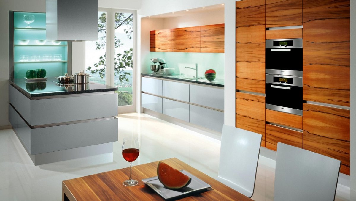 Кухня Интегра шпон