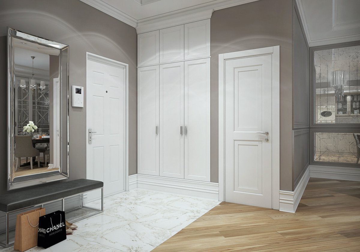 Двери в коридоре