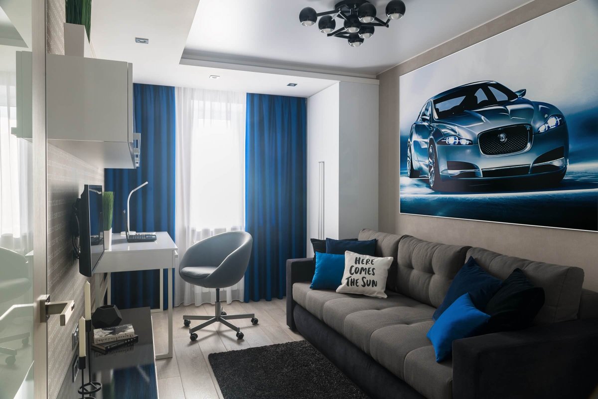 Дизайн комнаты для подростка мальчика