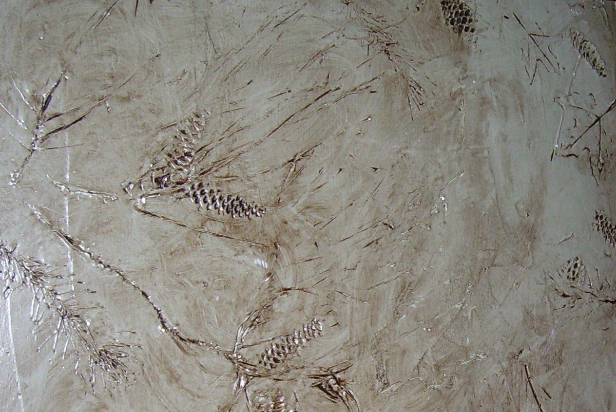 Нанесение фактурной декоративной штукатурки