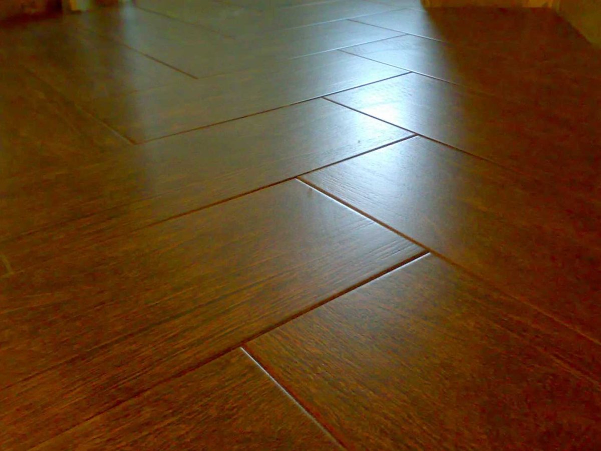 Плитка на пол прямоугольная по диагонали