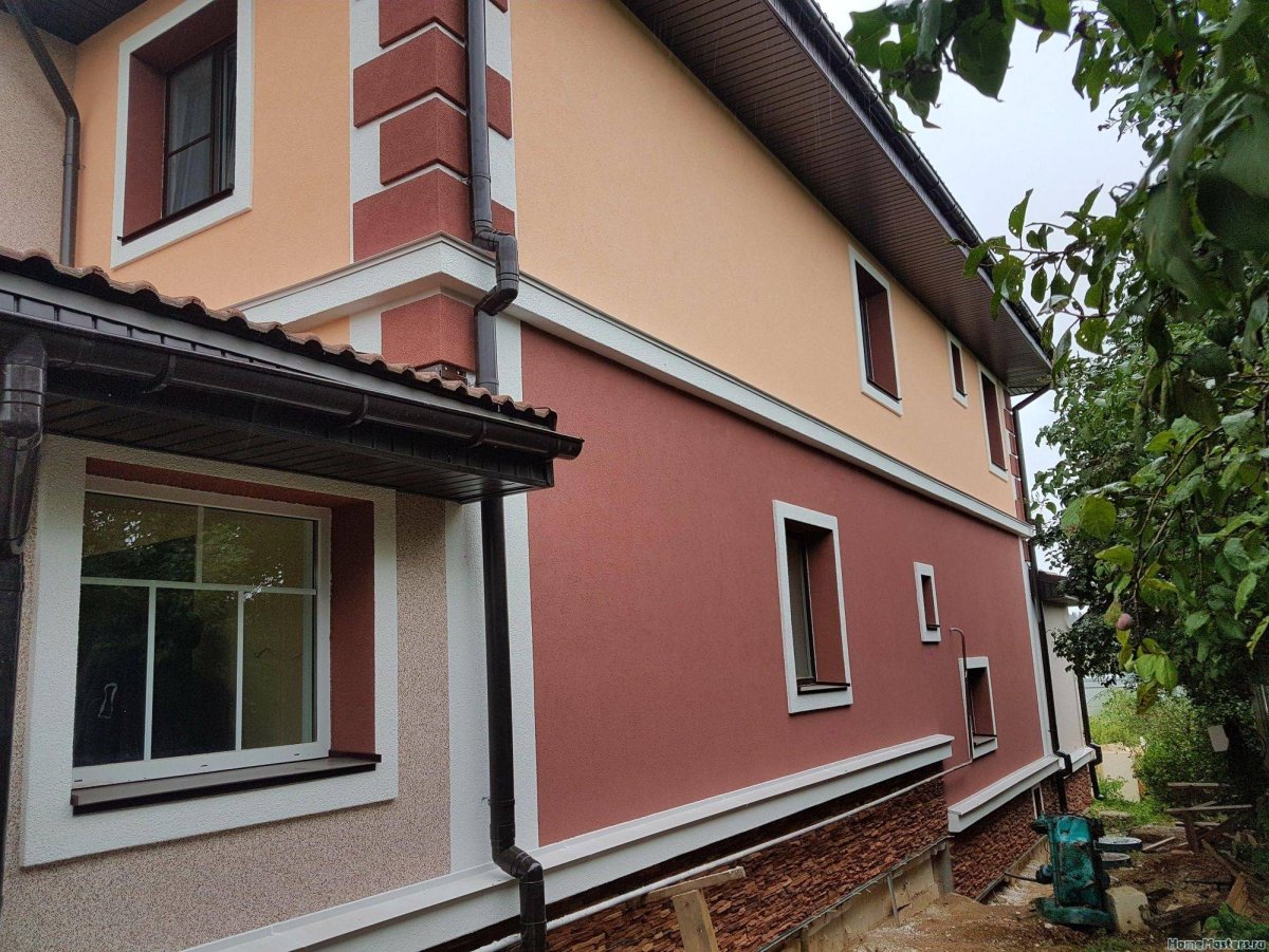 Камешковая мозаичная штукатурка